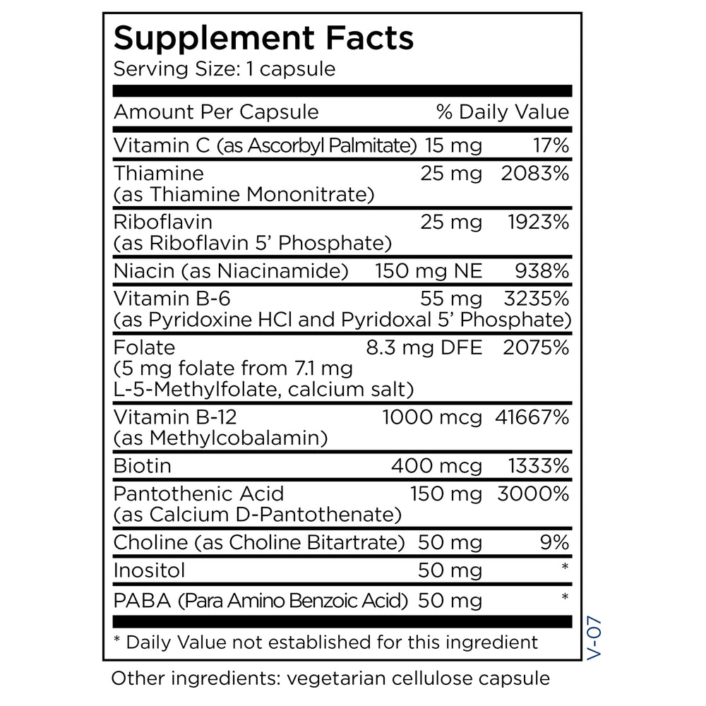 B-Complex + 5 mg L-Methylfolate